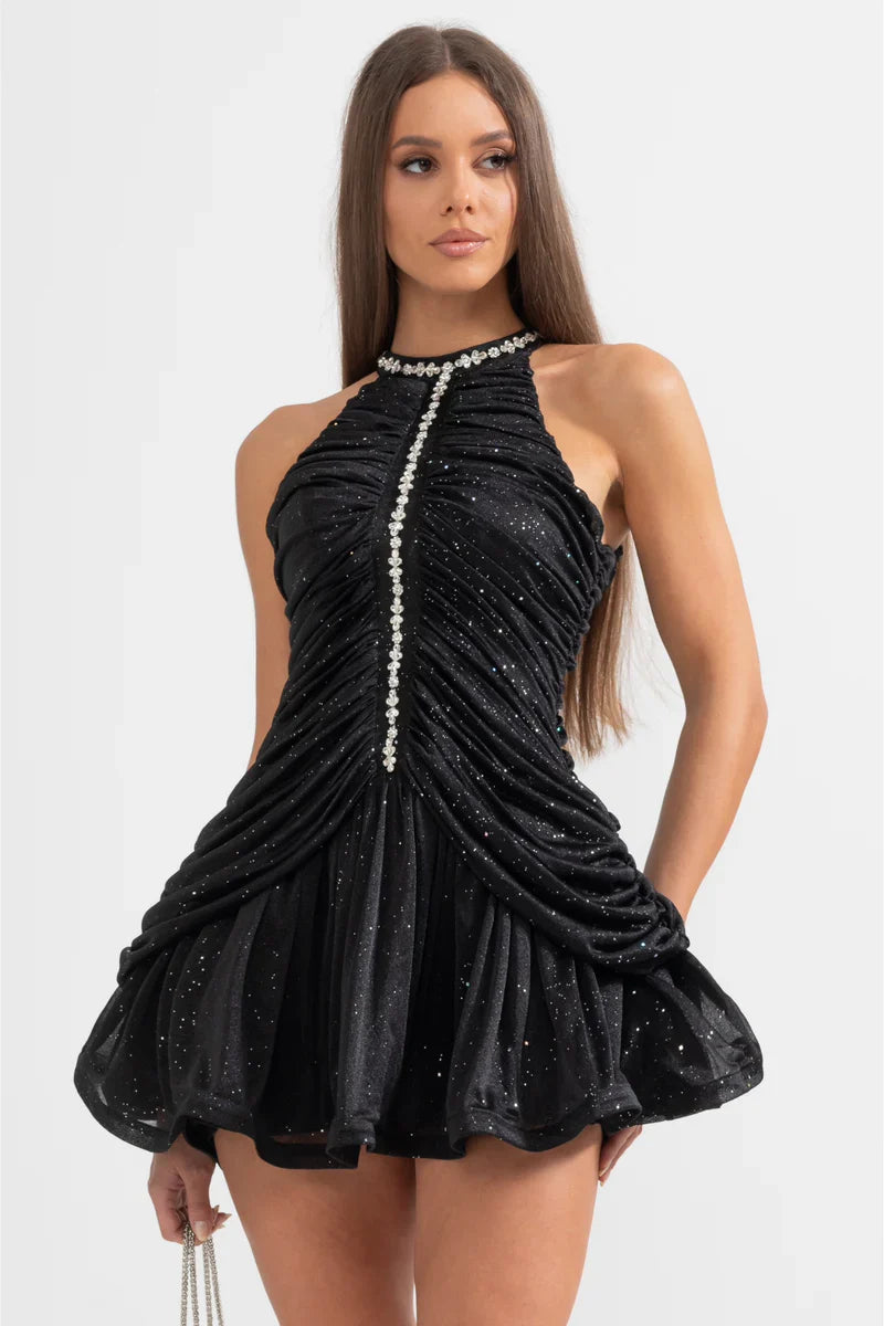 Vestido Exclusivo Seadress em Strass – Elegância e Sofisticação
