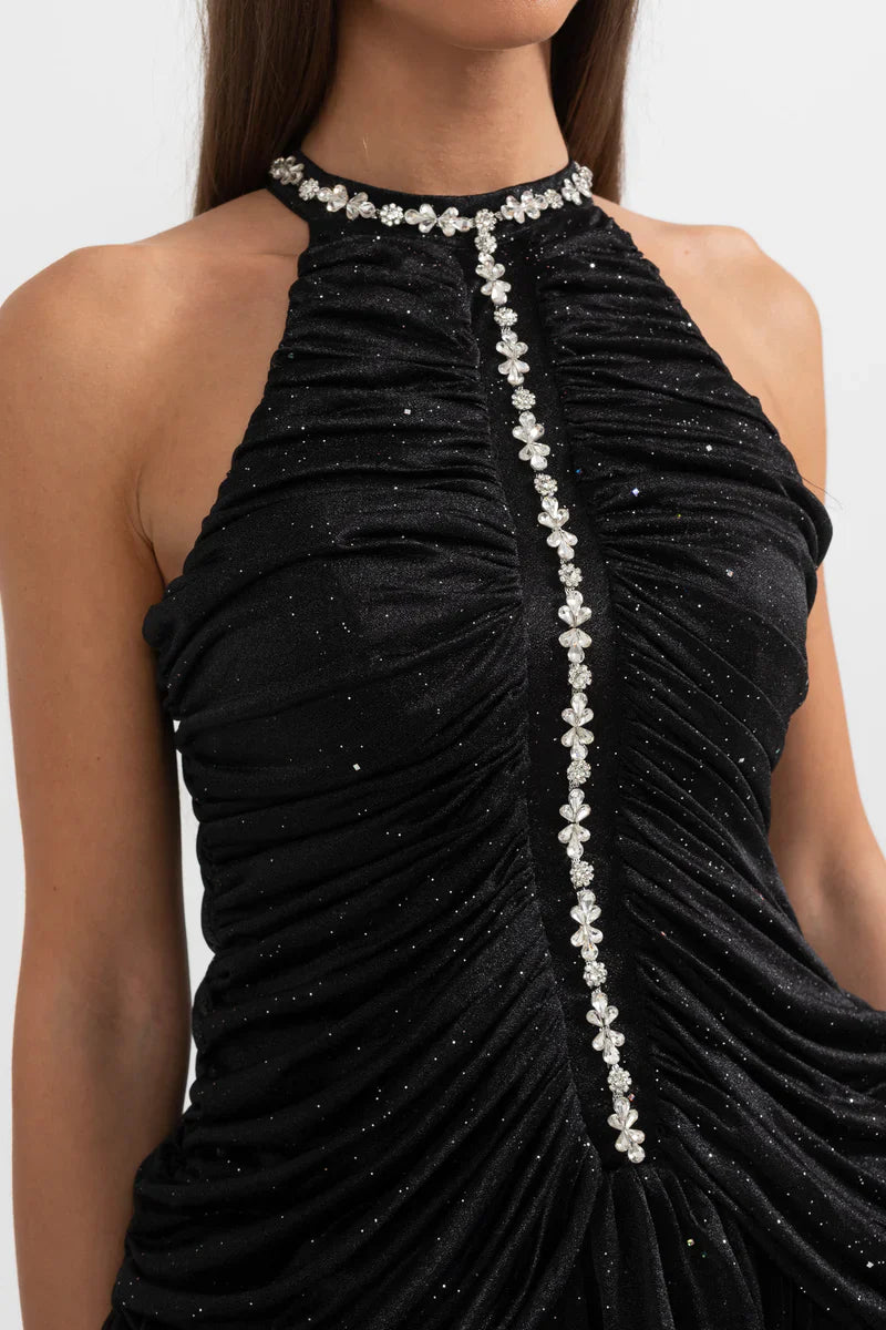 Vestido Exclusivo Seadress em Strass – Elegância e Sofisticação