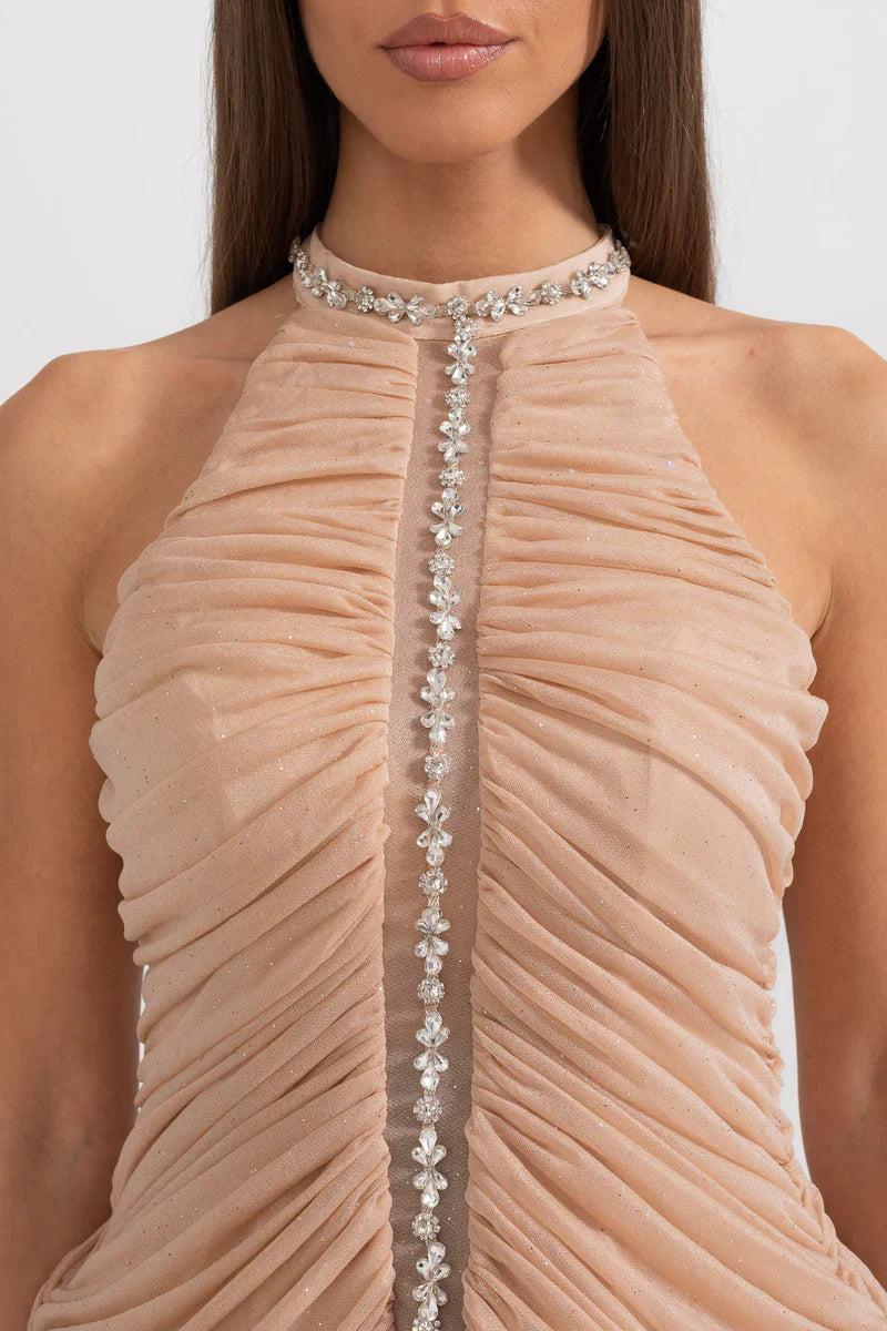 Vestido Exclusivo Seadress em Strass – Elegância e Sofisticação
