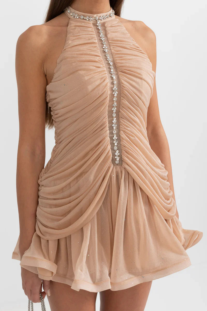 Vestido Exclusivo Seadress em Strass – Elegância e Sofisticação