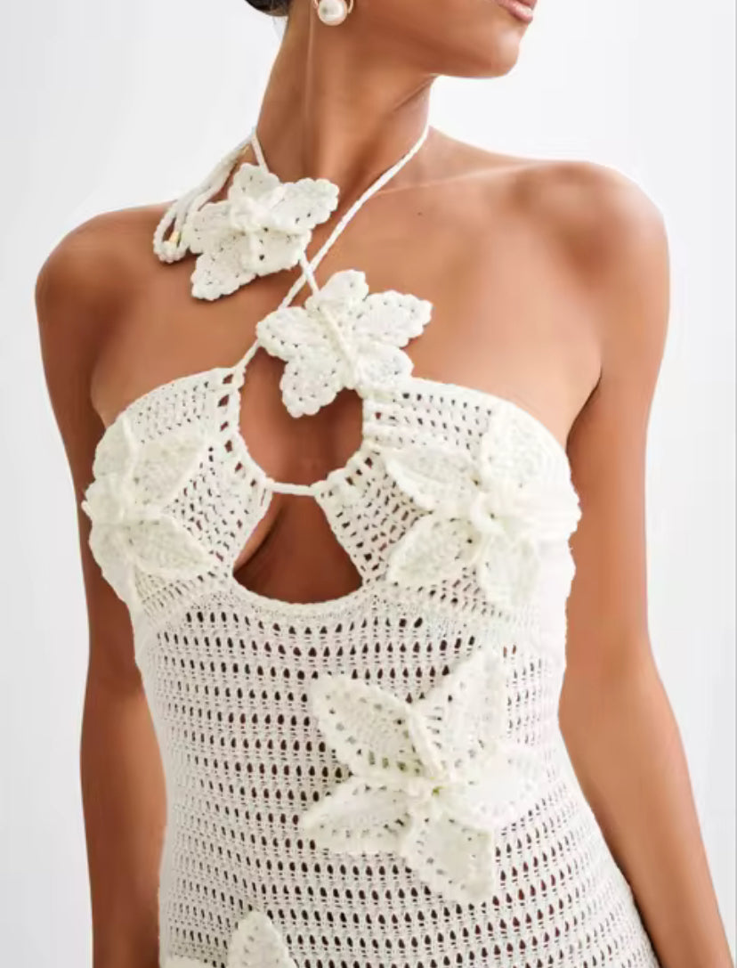Vestido Crochê Brine