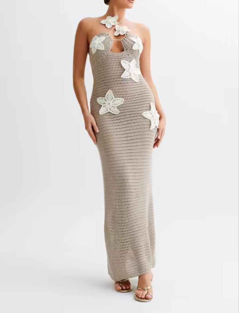 Vestido Crochê Brine
