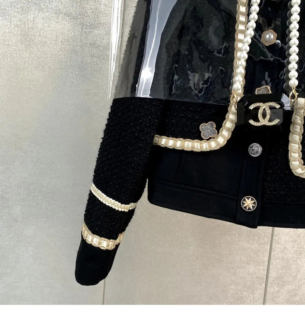 Conjunto Tweed Bordado - Novidade Inverno