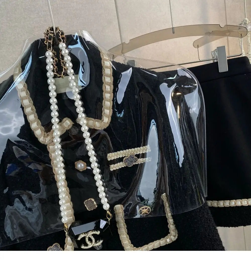 Conjunto Tweed Bordado - Novidade Inverno