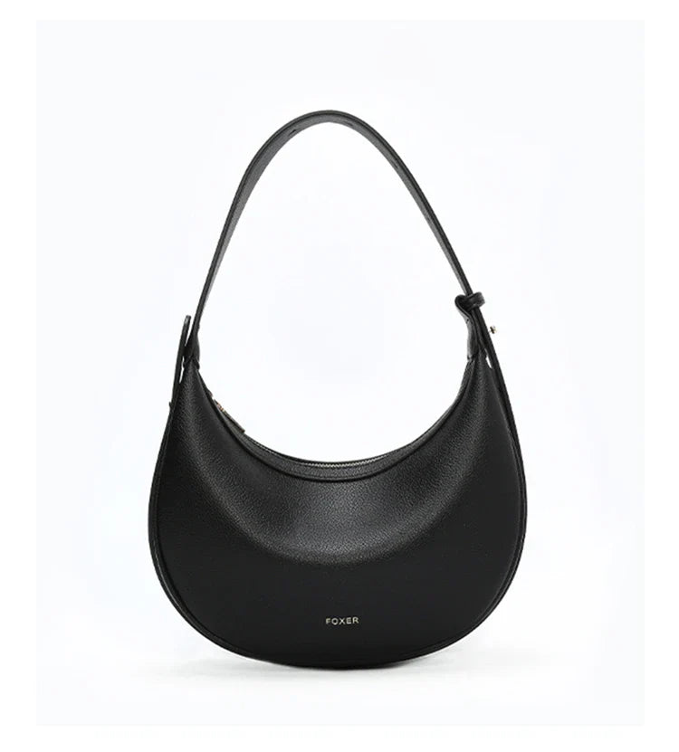 Bolsa – Modelo Meia-Lua, Estilo Crossbody, Elegante
