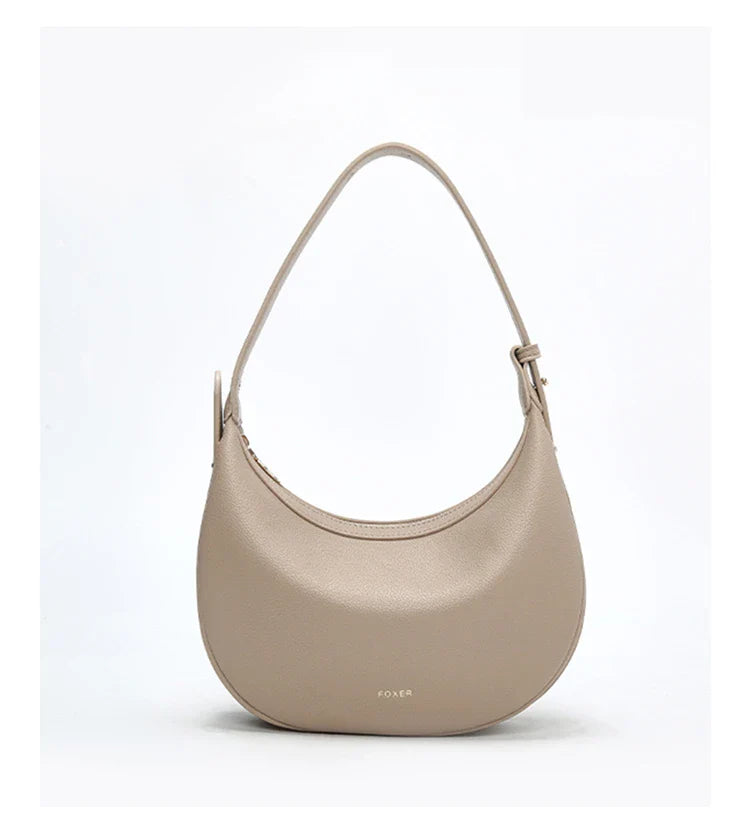 Bolsa – Modelo Meia-Lua, Estilo Crossbody, Elegante