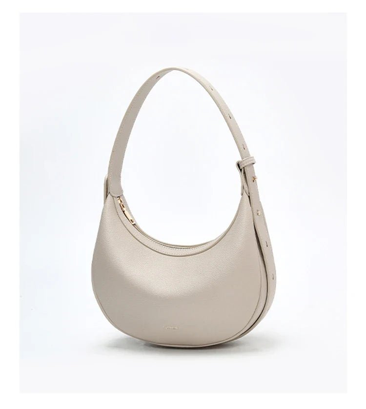 Bolsa – Modelo Meia-Lua, Estilo Crossbody, Elegante