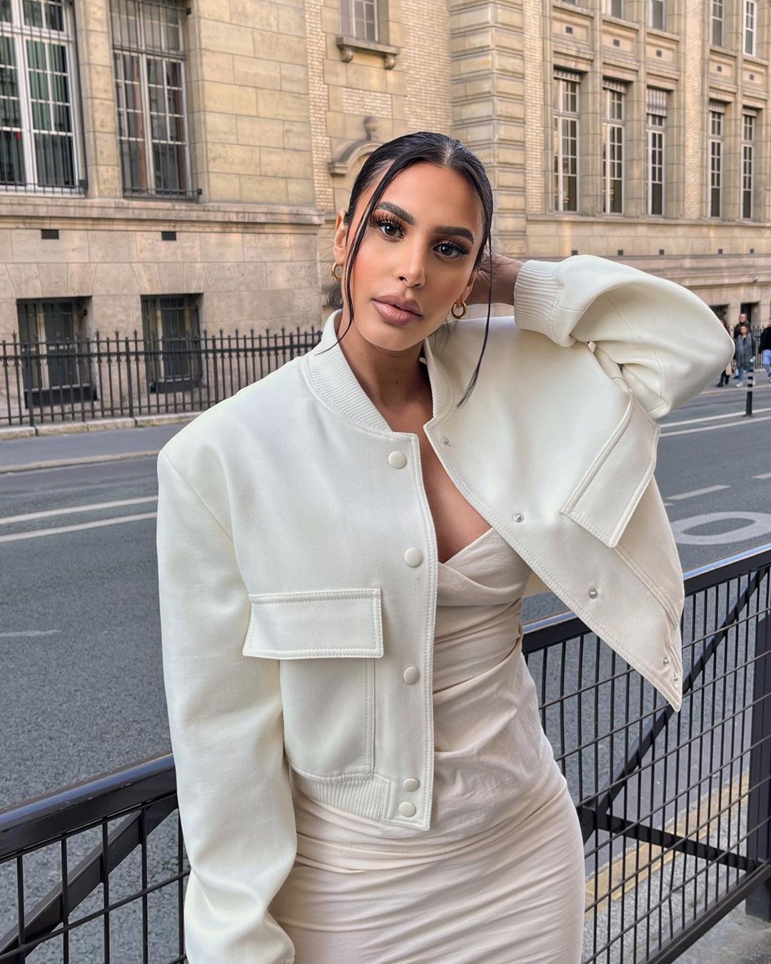 Bomber Jacket Branca