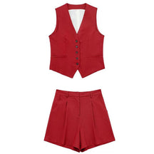 Conjunto Alfaiataria Blusa e Short Linho
