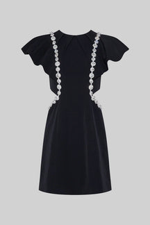 Vestido Elegante com Detalhes em Strass