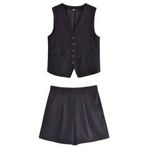 Conjunto Alfaiataria Blusa e Short Linho