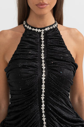 Vestido Exclusivo Seadress em Strass – Elegância e Sofisticação