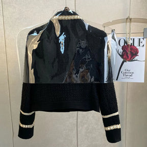 Conjunto Tweed Bordado - Novidade Inverno