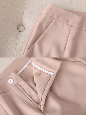 Conjunto Blazer e Calça Alfaiataria com cinto elegante