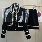 Conjunto Tweed Bordado - Novidade Inverno