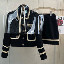 Conjunto Tweed Bordado - Novidade Inverno