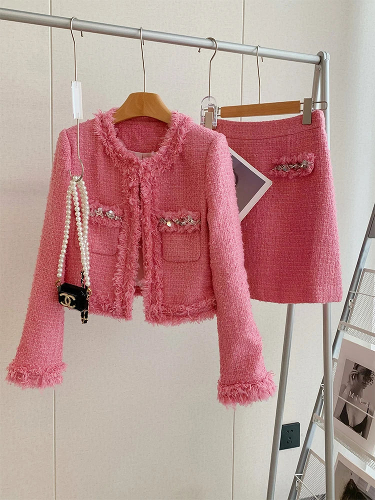 Conjunto Tweed Bordado - Novidade