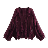 Blusa com Babados e Amarração – Leveza e Estilo para o Dia a Dia