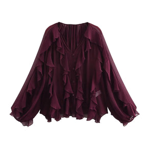 Blusa com Babados e Amarração – Leveza e Estilo para o Dia a Dia