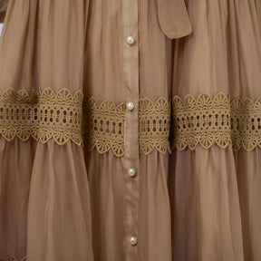 Vestido Lumière – Edição Exclusiva com Renda Bordada