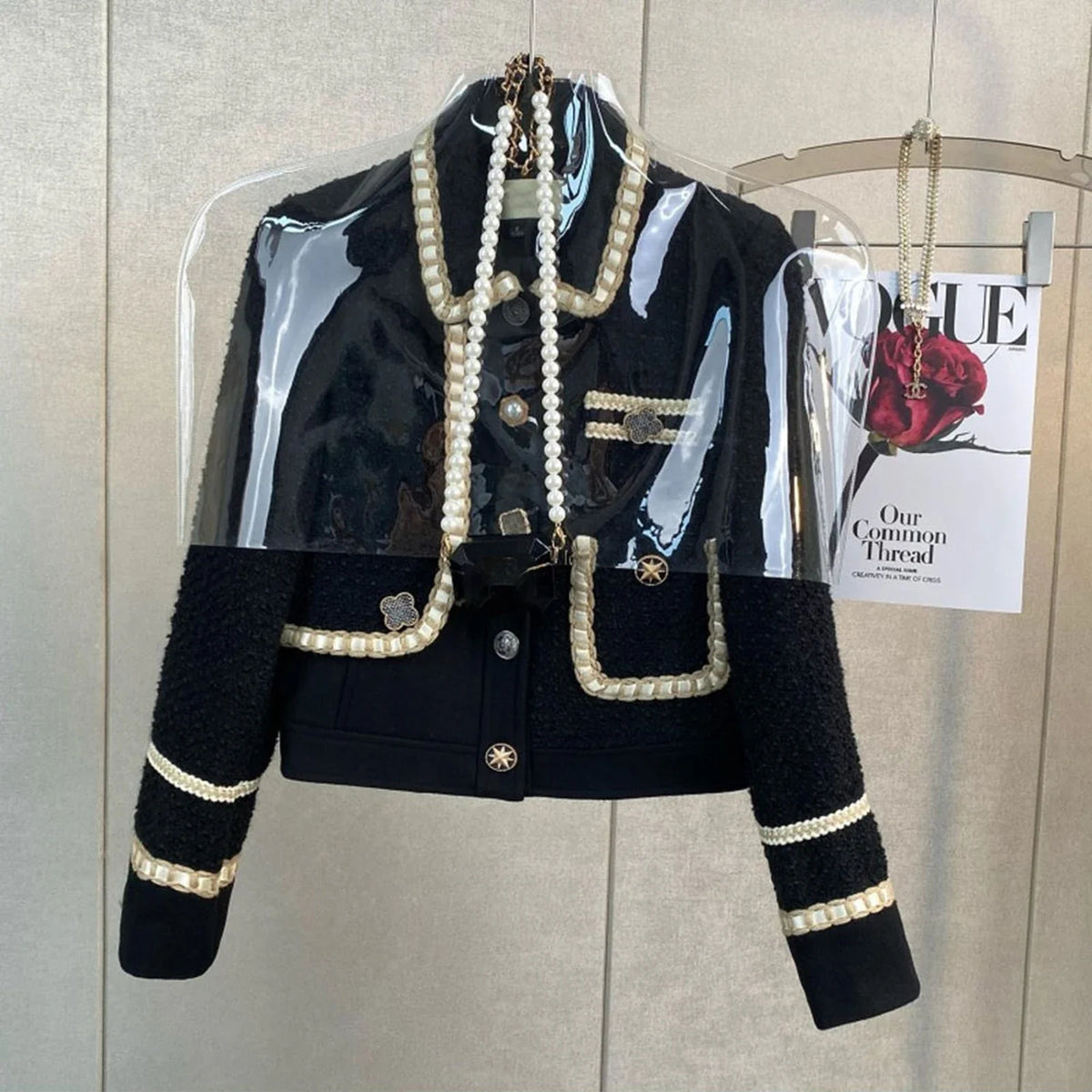 Conjunto Tweed Bordado - Novidade Inverno