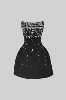 Vestido com Detalhes Bordado a Mão