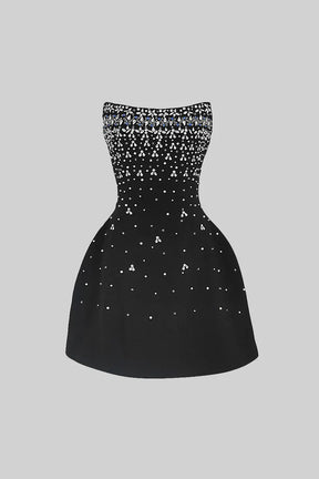 Vestido com Detalhes Bordado a Mão